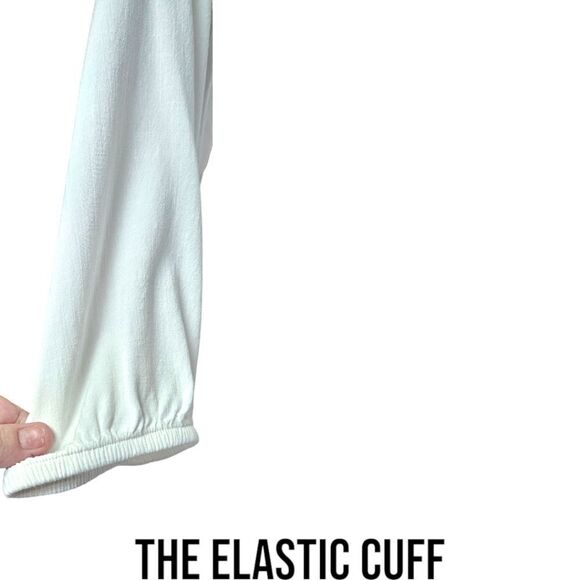 New TORRID Cloud dancer white smokedโbodice long sleeve cropped babydoll/Blouse - Picture 8 of 16